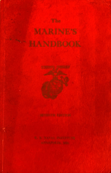 red marine handbook cover
