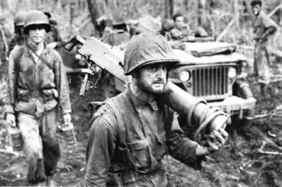 A Marine on Cape Gloucester.